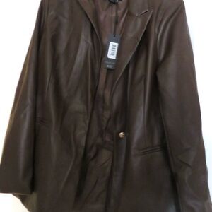 Rachel Zoe Chocolate Leather Jacket